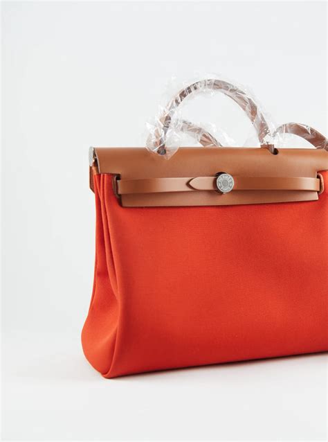 hermes herbag zip orange
